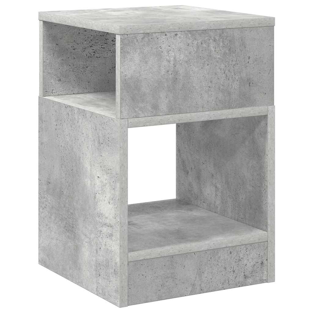 Odkládací Stolek 2 Ks Betonově Šedá 30,5 X 30 X 45 Cm
