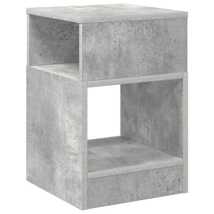 Odkládací Stolek 2 Ks Betonově Šedá 30,5 X 30 X 45 Cm