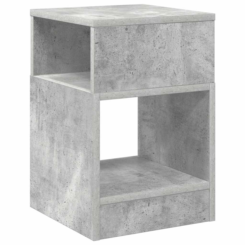 Odkládací Stolek 2 Ks Betonově Šedá 30,5 X 30 X 45 Cm