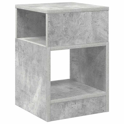 Odkládací Stolek 2 Ks Betonově Šedá 30,5 X 30 X 45 Cm