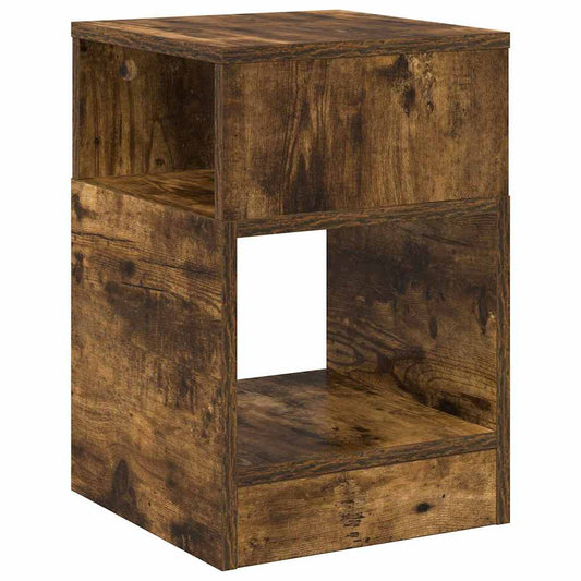 Odkládací Stolek Kouřový Dub 30,5 X 30 X 45 Cm Kompozitní Dřevo