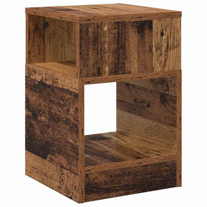 Odkládací Stolek Staré Dřevo 30,5 X 30 X 45 Cm Kompozitní Dřevo