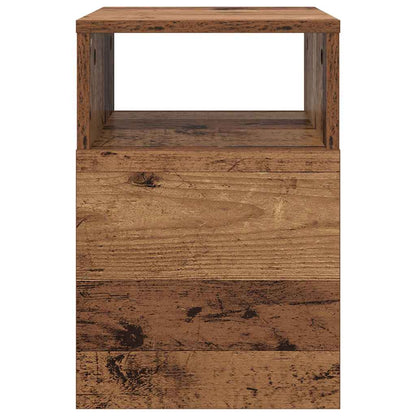 Odkládací Stolek Staré Dřevo 30,5 X 30 X 45 Cm Kompozitní Dřevo