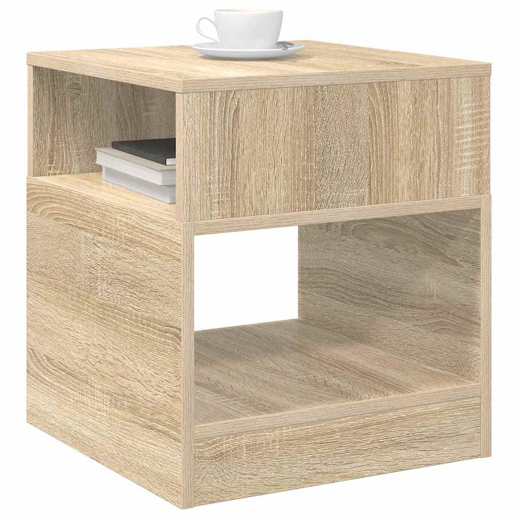 Odkládací Stolek Sonoma Dub 40,5 X 40 X 45 Cm Kompozitní Dřevo
