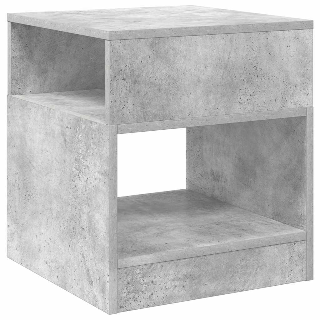 Odkládací Stolek 2 Ks Betonově Šedá 40,5 X 40 X 45 Cm