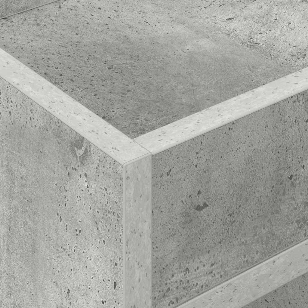 Odkládací Stolek Betonově Šedá 30 X 30 X 56 Cm Kompozitní Dřevo