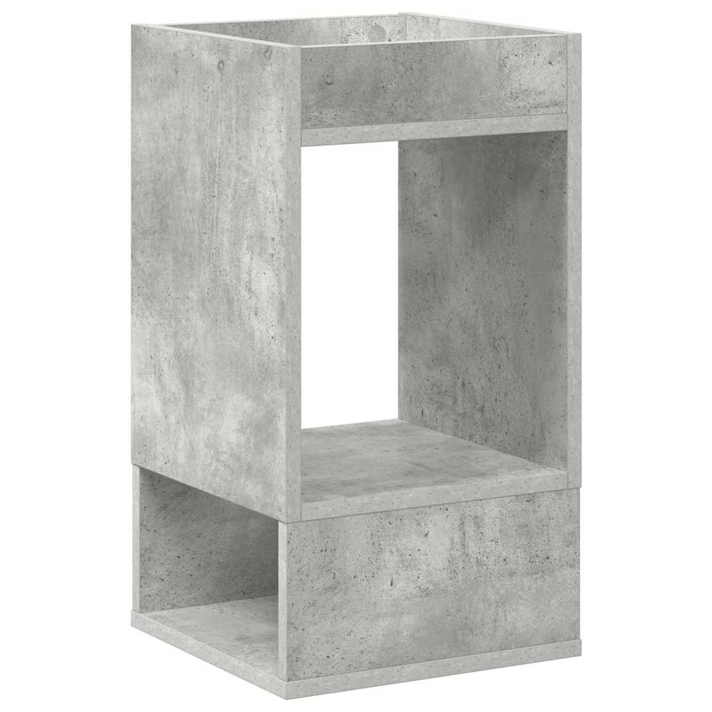 Odkládací Stolek Betonově Šedá 30 X 30 X 56 Cm Kompozitní Dřevo
