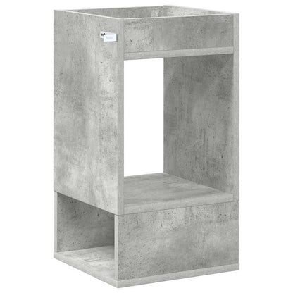 Odkládací Stolek Betonově Šedá 30 X 30 X 56 Cm Kompozitní Dřevo