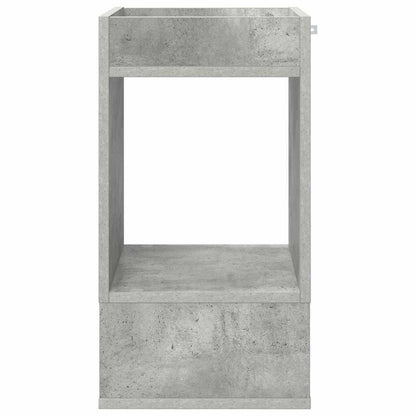 Odkládací Stolek Betonově Šedá 30 X 30 X 56 Cm Kompozitní Dřevo