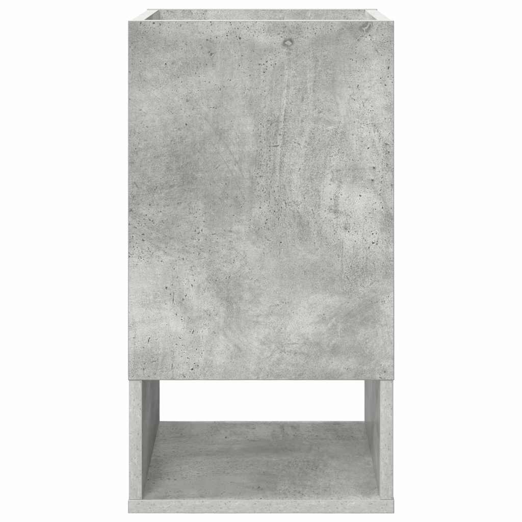 Odkládací Stolek Betonově Šedá 30 X 30 X 56 Cm Kompozitní Dřevo