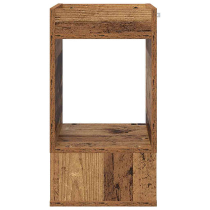 Odkládací Stolek Staré Dřevo 30 X 30 X 56 Cm Kompozitní Dřevo