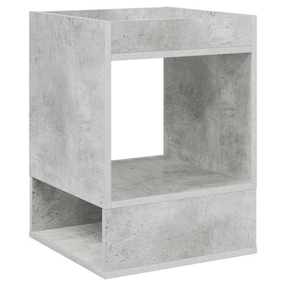 Odkládací Stolek Betonově Šedá 40 X 40 X 56 Cm Kompozitní Dřevo