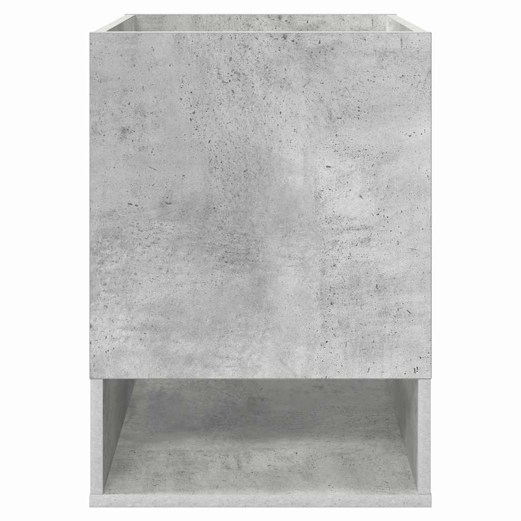 Odkládací Stolek Betonově Šedá 40 X 40 X 56 Cm Kompozitní Dřevo