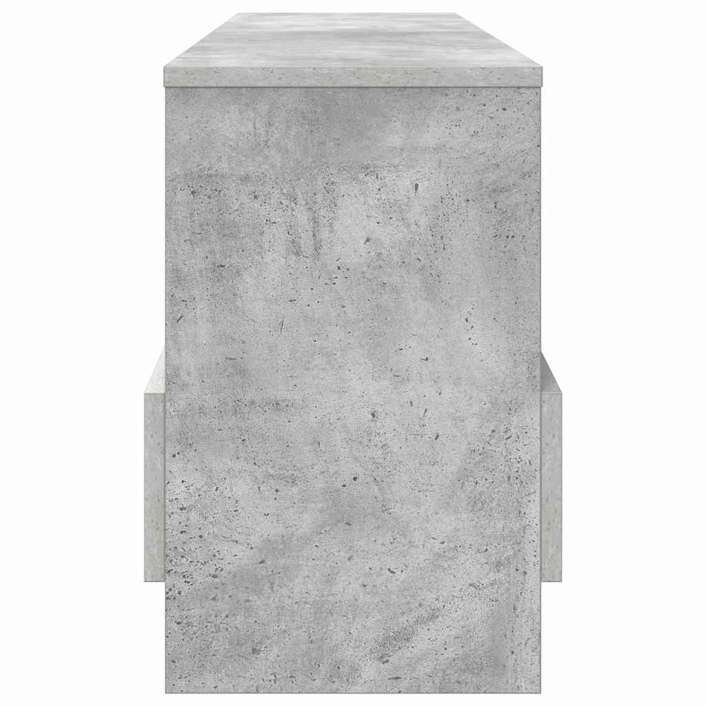 Regál Na Časopisy Betonově Šedá 102 X 30 X 45 Cm