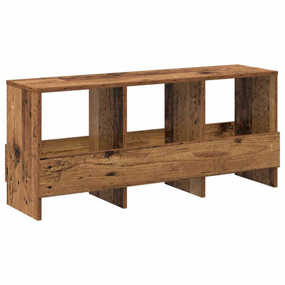 Regál Na Časopisy Staré Dřevo 102 X 30 X 45 Cm