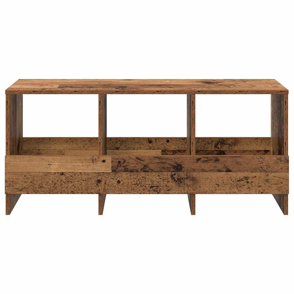 Regál Na Časopisy Staré Dřevo 102 X 30 X 45 Cm