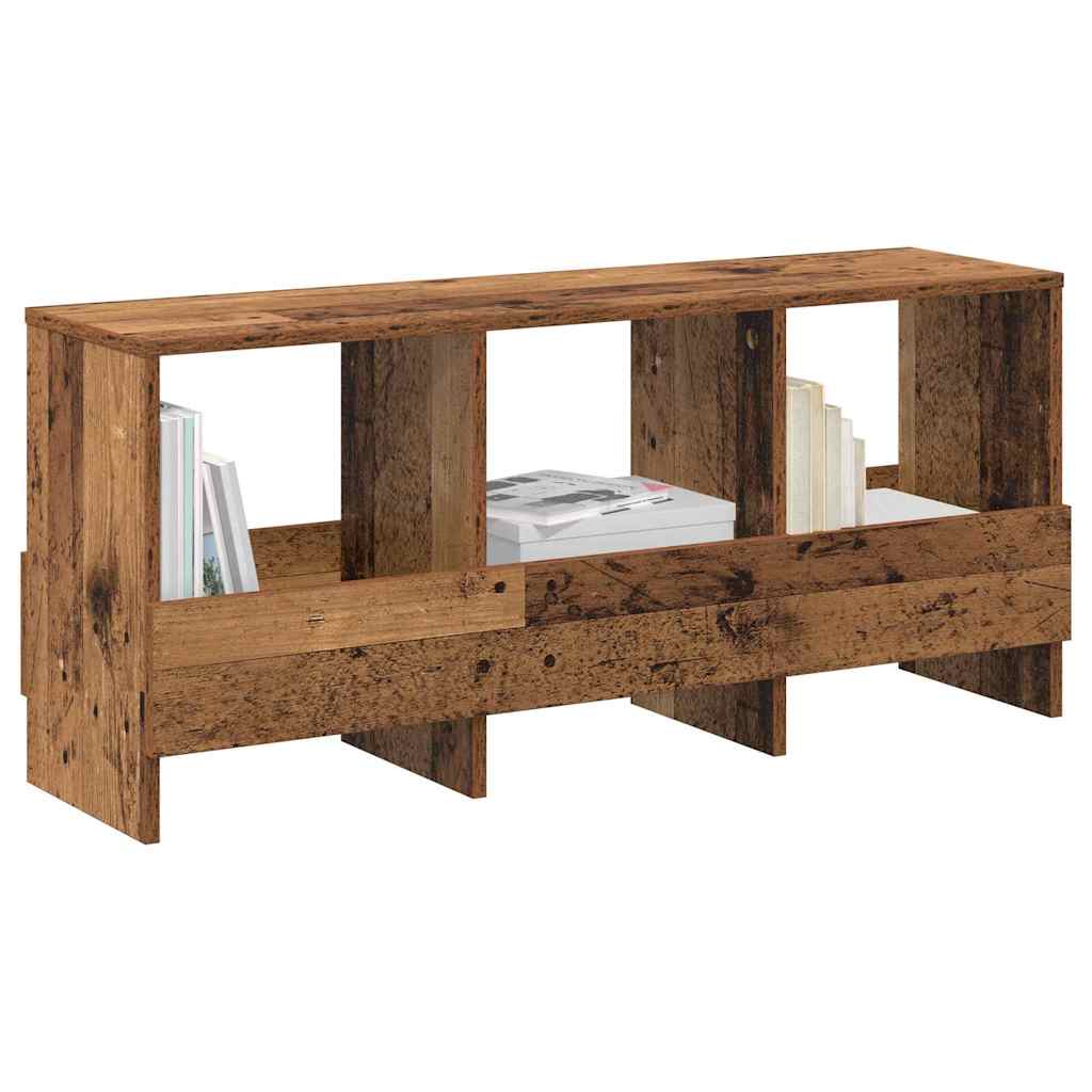Regál Na Časopisy Staré Dřevo 102 X 30 X 45 Cm