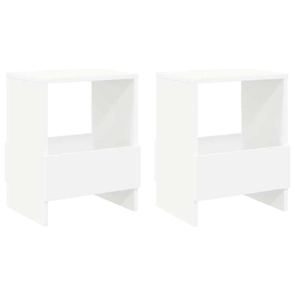 Regál Na Časopisy 2 Pcs Bílá 35 X 30 X 45 Cm