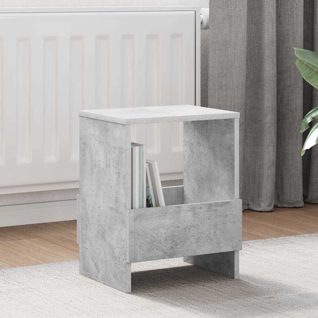 Regál Na Časopisy 2 Pcs Betonově Šedá 35 X 30 X 45 Cm