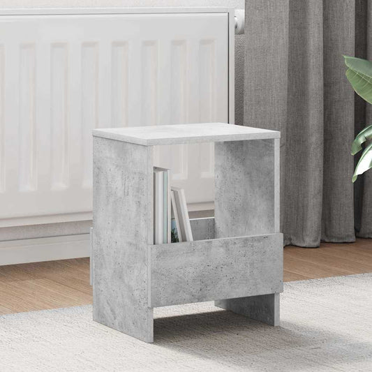 Regál Na Časopisy 2 Pcs Betonově Šedá 35 X 30 X 45 Cm