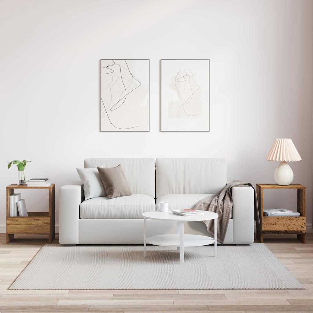 Regál Na Časopisy 2 Pcs Staré Dřevo 35 X 30 X 45 Cm