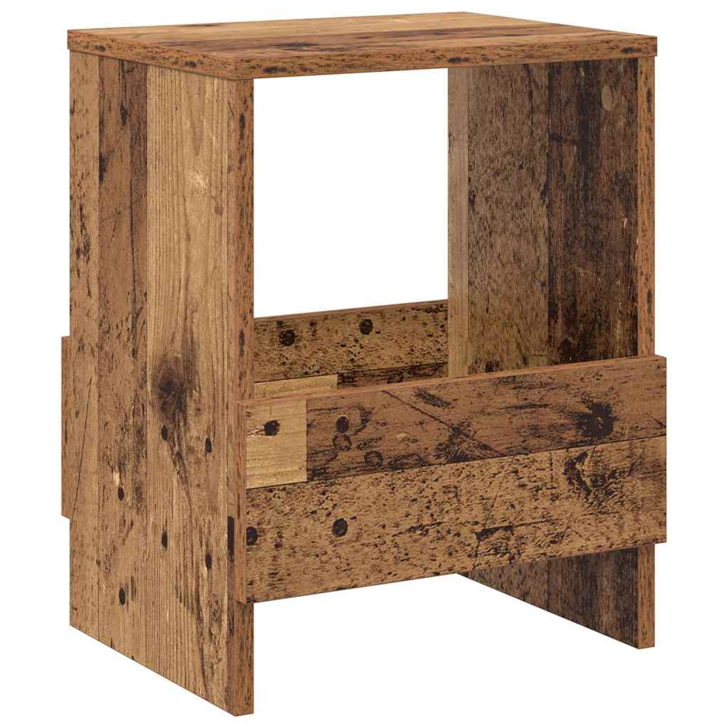 Regál Na Časopisy 2 Pcs Staré Dřevo 35 X 30 X 45 Cm