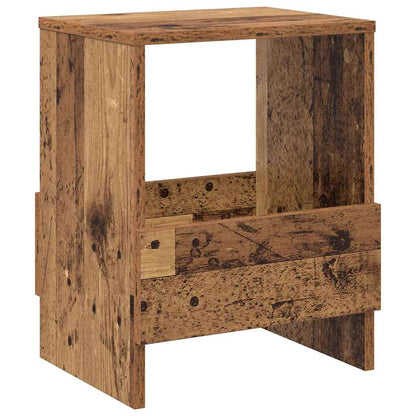 Regál Na Časopisy 2 Pcs Staré Dřevo 35 X 30 X 45 Cm