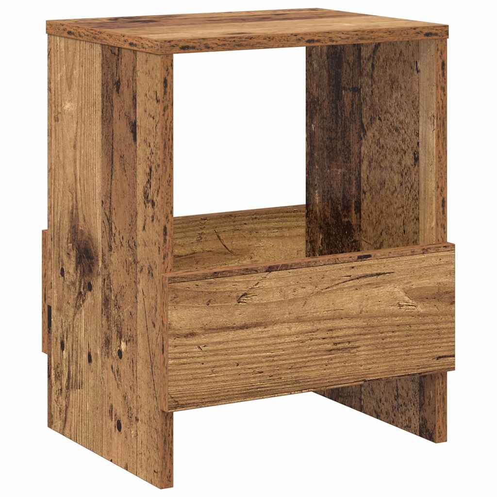 Regál Na Časopisy 2 Pcs Staré Dřevo 35 X 30 X 45 Cm