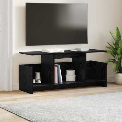 Televizní Stojan 102 X 35 X 45 Cm Černý Dub Kompozitní Dřevo