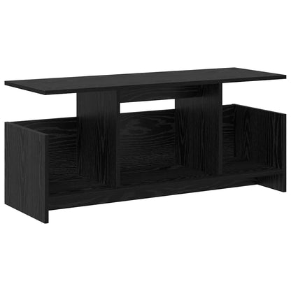 Televizní Stojan 102 X 35 X 45 Cm Černý Dub Kompozitní Dřevo