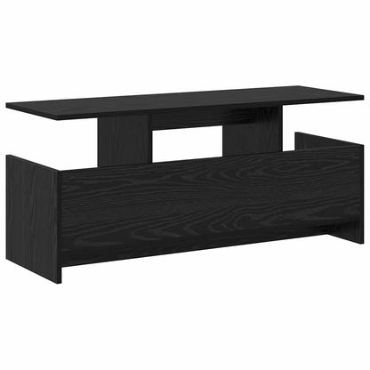 Televizní Stojan 102 X 35 X 45 Cm Černý Dub Kompozitní Dřevo