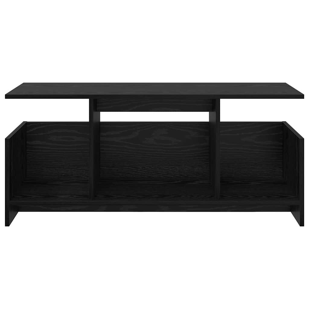 Televizní Stojan 102 X 35 X 45 Cm Černý Dub Kompozitní Dřevo