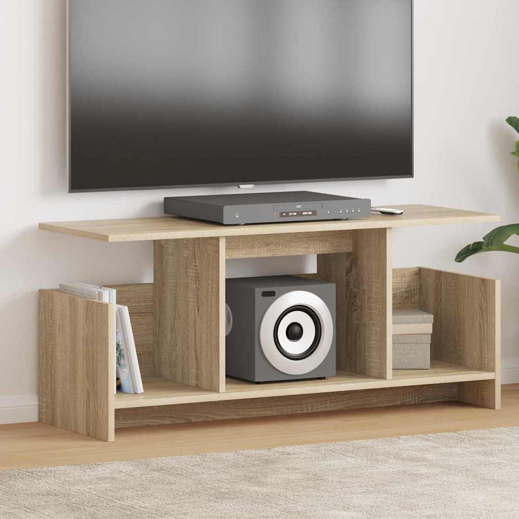Televizní Stojan 102 X 35 X 45 Cm Sonoma Dub Kompozitní Dřevo