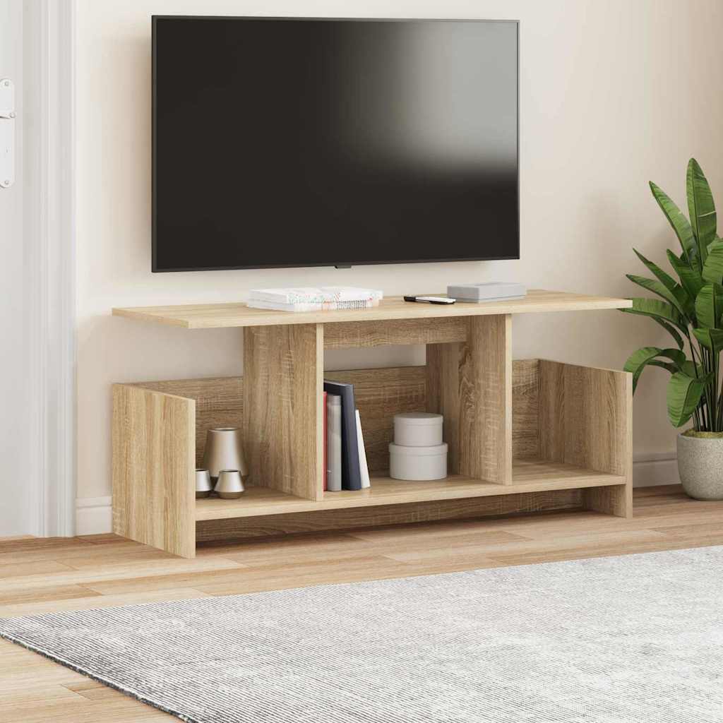 Televizní Stojan 102 X 35 X 45 Cm Sonoma Dub Kompozitní Dřevo
