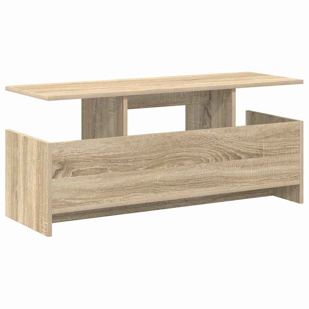 Televizní Stojan 102 X 35 X 45 Cm Sonoma Dub Kompozitní Dřevo
