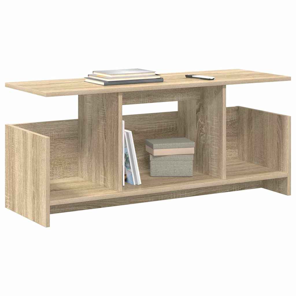 Televizní Stojan 102 X 35 X 45 Cm Sonoma Dub Kompozitní Dřevo
