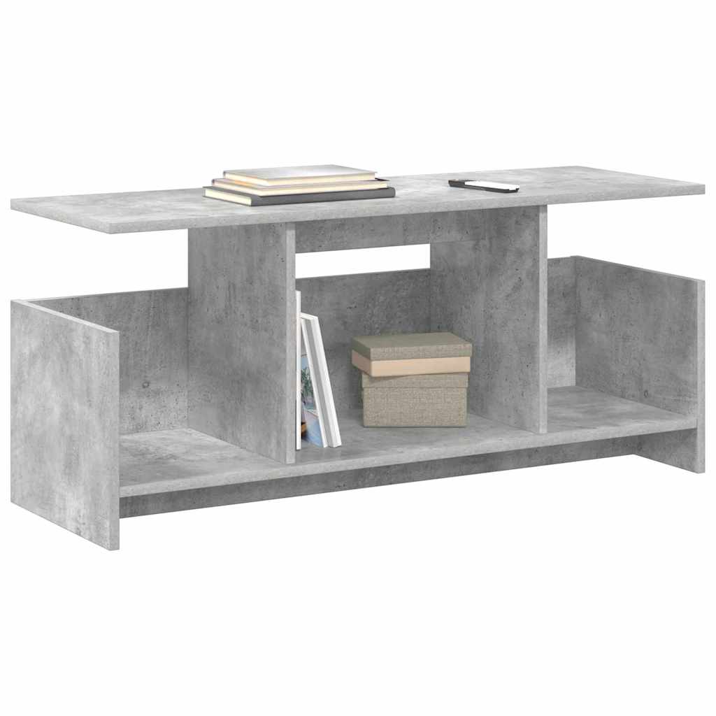 Televizní Stojan 102 X 35 X 45 Cm Betonově Šedá