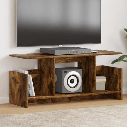 Televizní Stojan 102 X 35 X 45 Cm Kouřový Dub Kompozitní Dřevo