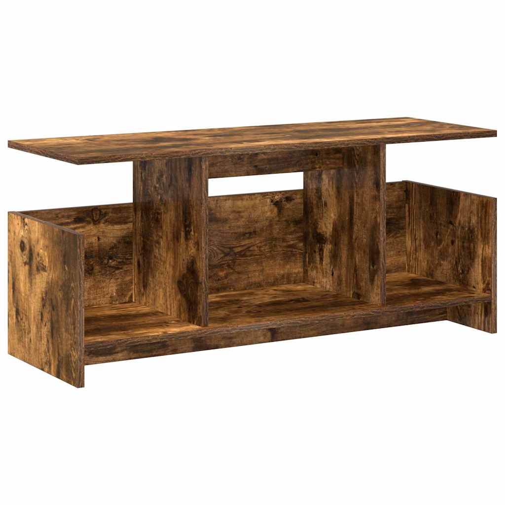 Televizní Stojan 102 X 35 X 45 Cm Kouřový Dub Kompozitní Dřevo