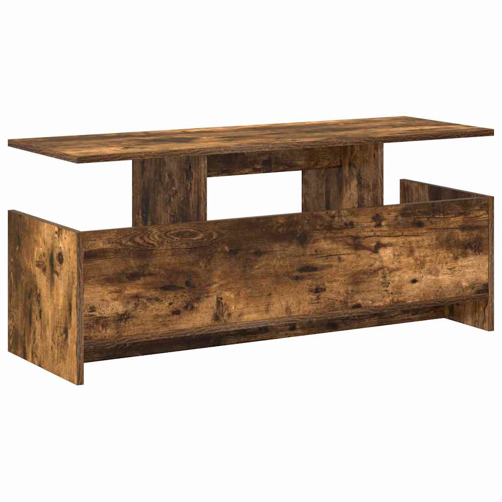 Televizní Stojan 102 X 35 X 45 Cm Kouřový Dub Kompozitní Dřevo