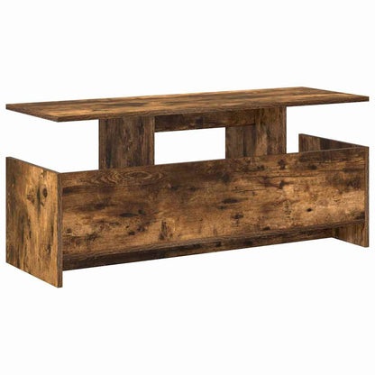 Televizní Stojan 102 X 35 X 45 Cm Kouřový Dub Kompozitní Dřevo