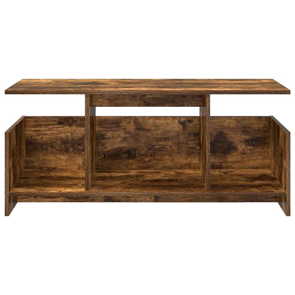 Televizní Stojan 102 X 35 X 45 Cm Kouřový Dub Kompozitní Dřevo