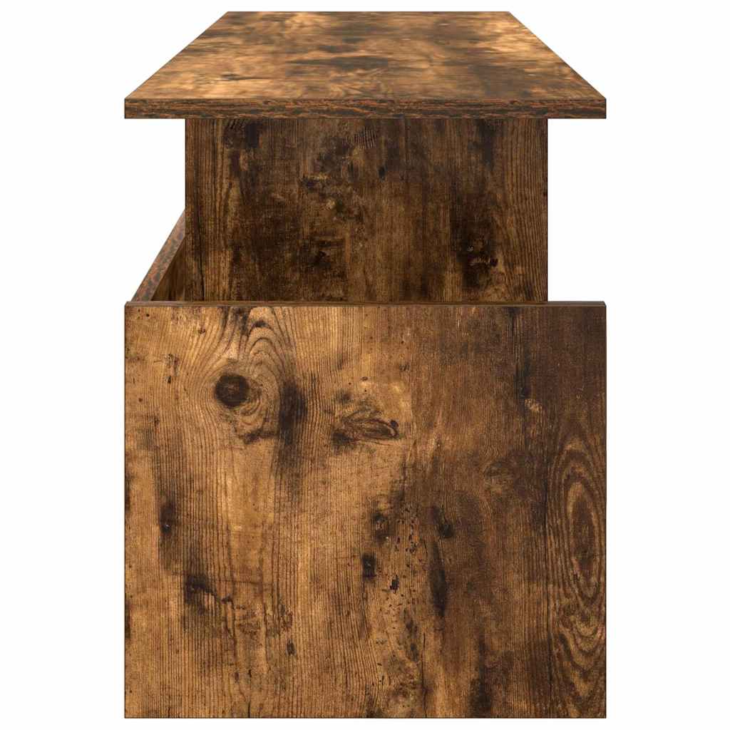 Televizní Stojan 102 X 35 X 45 Cm Kouřový Dub Kompozitní Dřevo