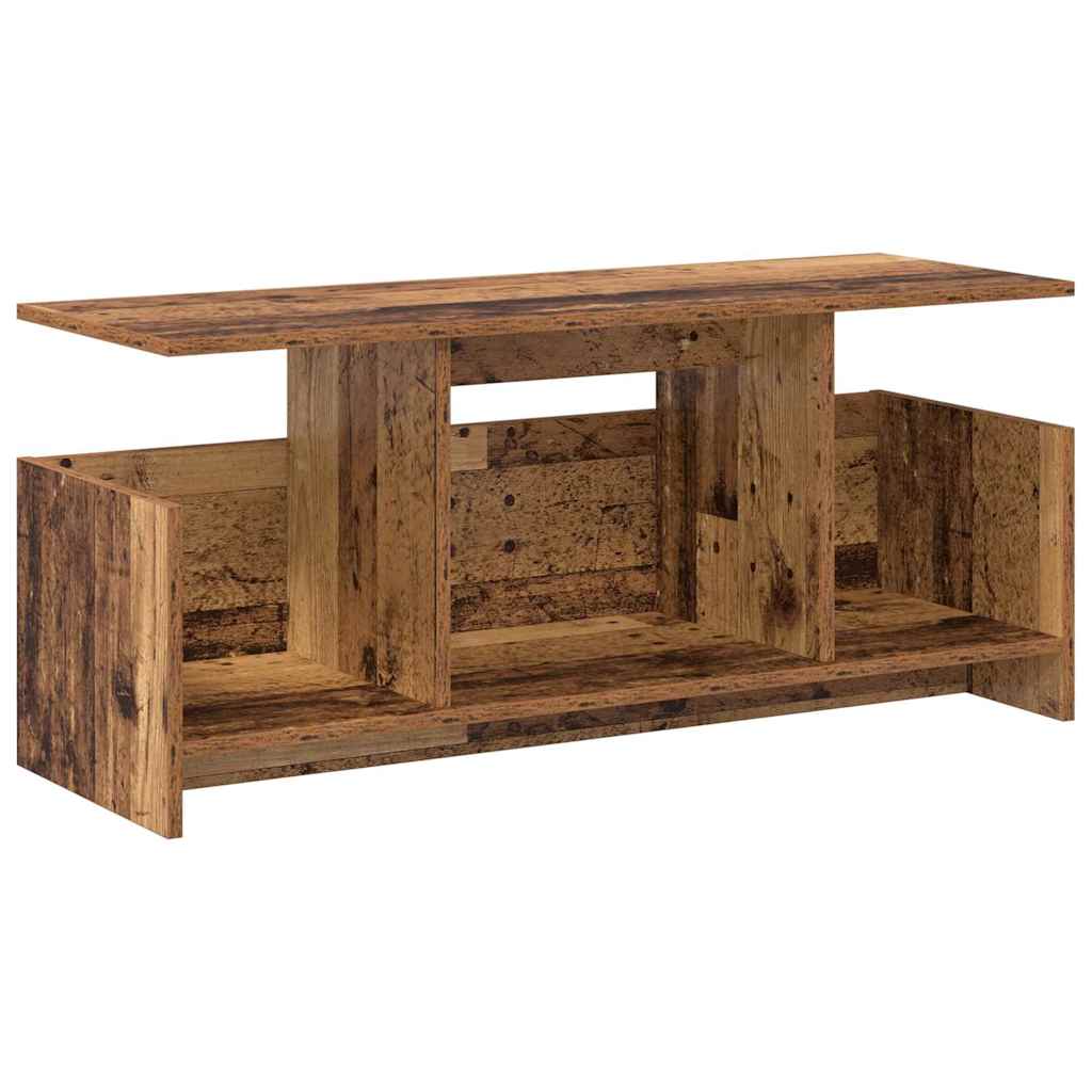 Televizní Stojan 102 X 35 X 45 Cm Staré Dřevo Kompozitní Dřevo
