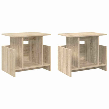 Televizní Stojan 2 Pcs Sonoma Dub Kompozitní Dřevo