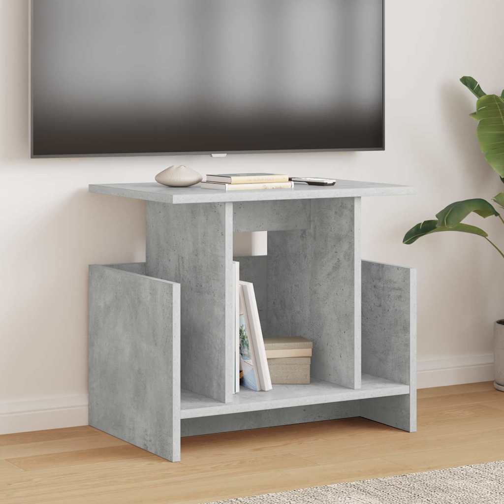 Televizní Stojan 50 X 35 X 45 Cm Betonově Šedá Kompozitní Dřevo