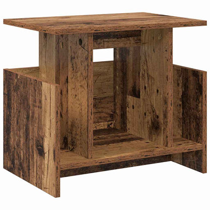 Televizní Stojan 50 X 35 X 45 Cm Staré Dřevo Kompozitní Dřevo