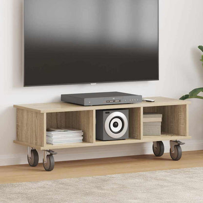 Televizní Stojan 100 X 35 X 35 Cm Sonoma Dub Kompozitní Dřevo