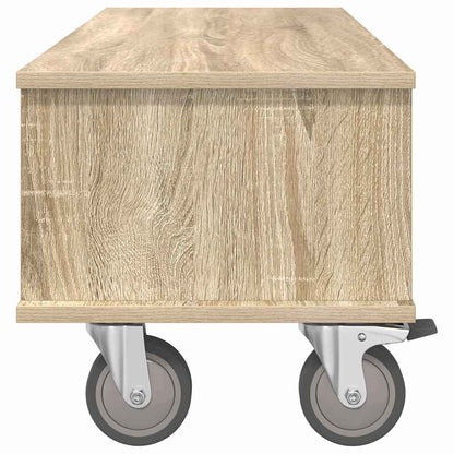 Televizní Stojan 100 X 35 X 35 Cm Sonoma Dub Kompozitní Dřevo