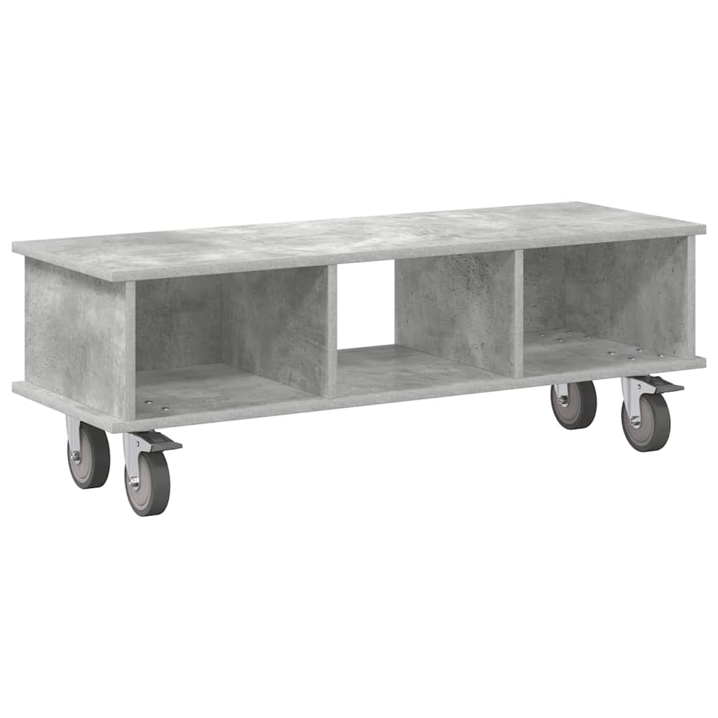 Televizní Stojan 100 X 35 X 35 Cm Betonově Šedá